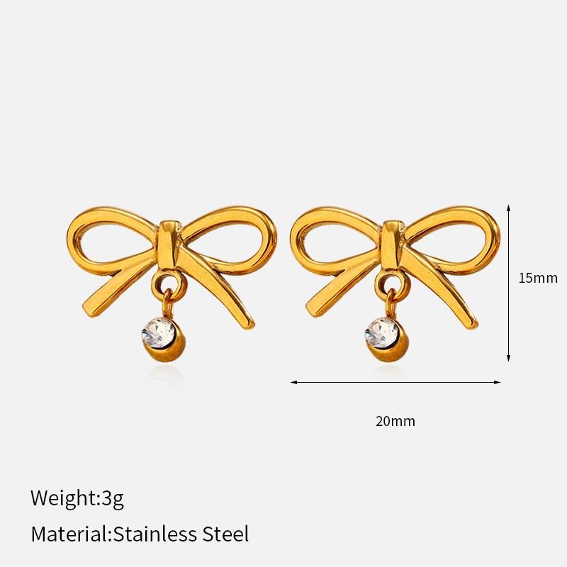 Minimalist Gold 316L Stainless Steel Earrings For Women Luxury Premium Tarnish Free Titanium Steel Stud Earrings Minimalist Ear Jewelry