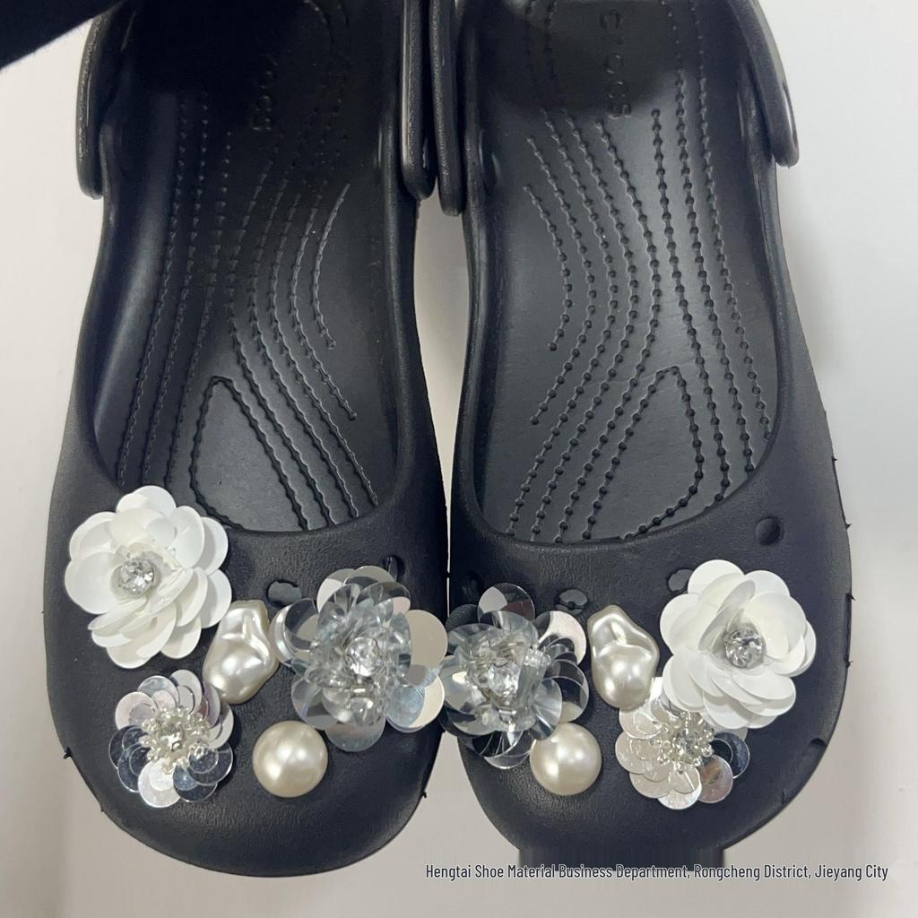 Trendy Ballet Flats Crocs Clogs Accessories - DIY Floral Add-ons