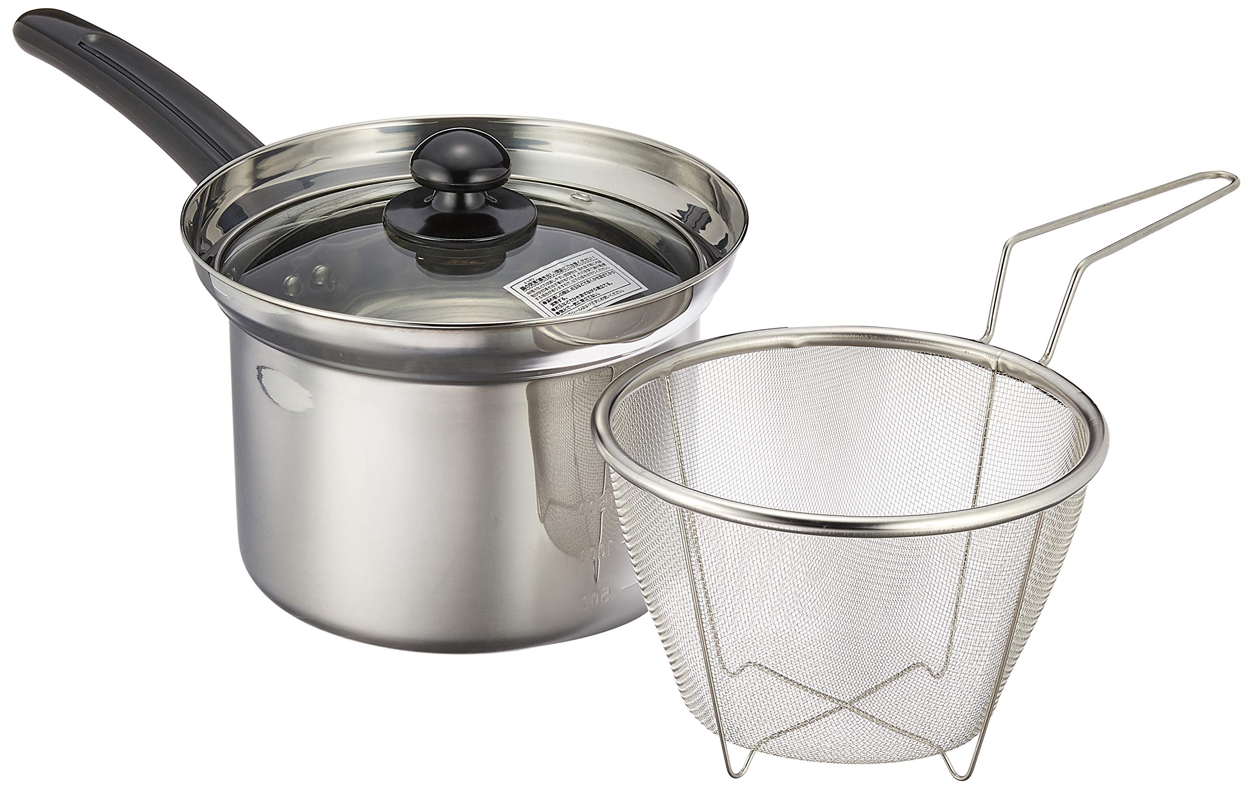 

Hirosho Everyday Deep Saucepan 18cm FPZ-18 Multi-Purpose Pot, (with Colander)