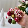 1pc Christmas Decoration,Mini Wool Ball Bell Garland Pendant for Christmas Tree,Christmas,Garland Vine Decoration,Home Decorat