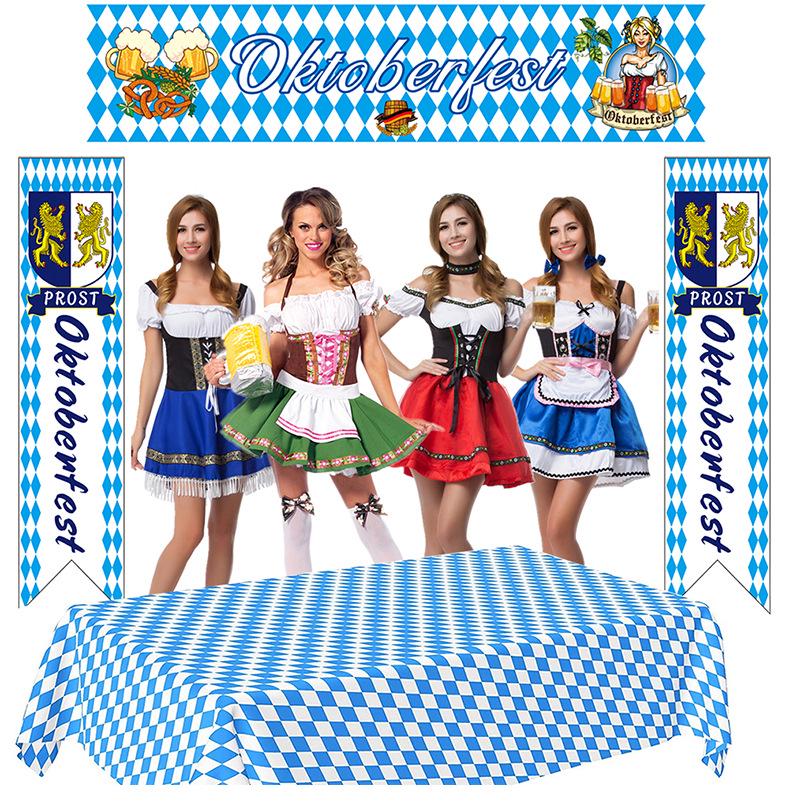 Decorações para Festa da Cerveja Alemã Oktoberfest: Balões, Bandeiras e Faixas para o Festival de Munique