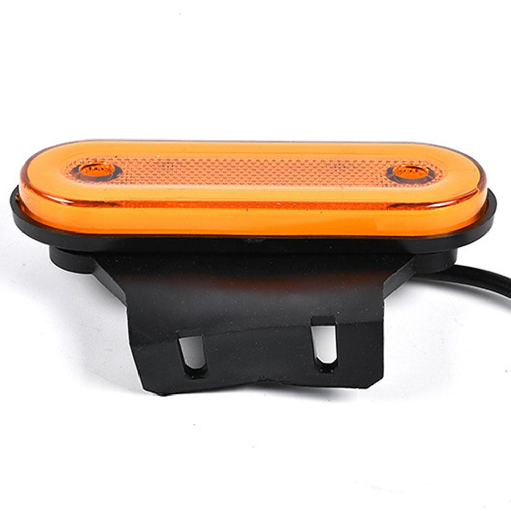 1PC LED Side Marker Light 12V 24V Truck Clearance Lamp Tail Light Trailer Tractor Lorry Warning Parking Lamp with Bracket
