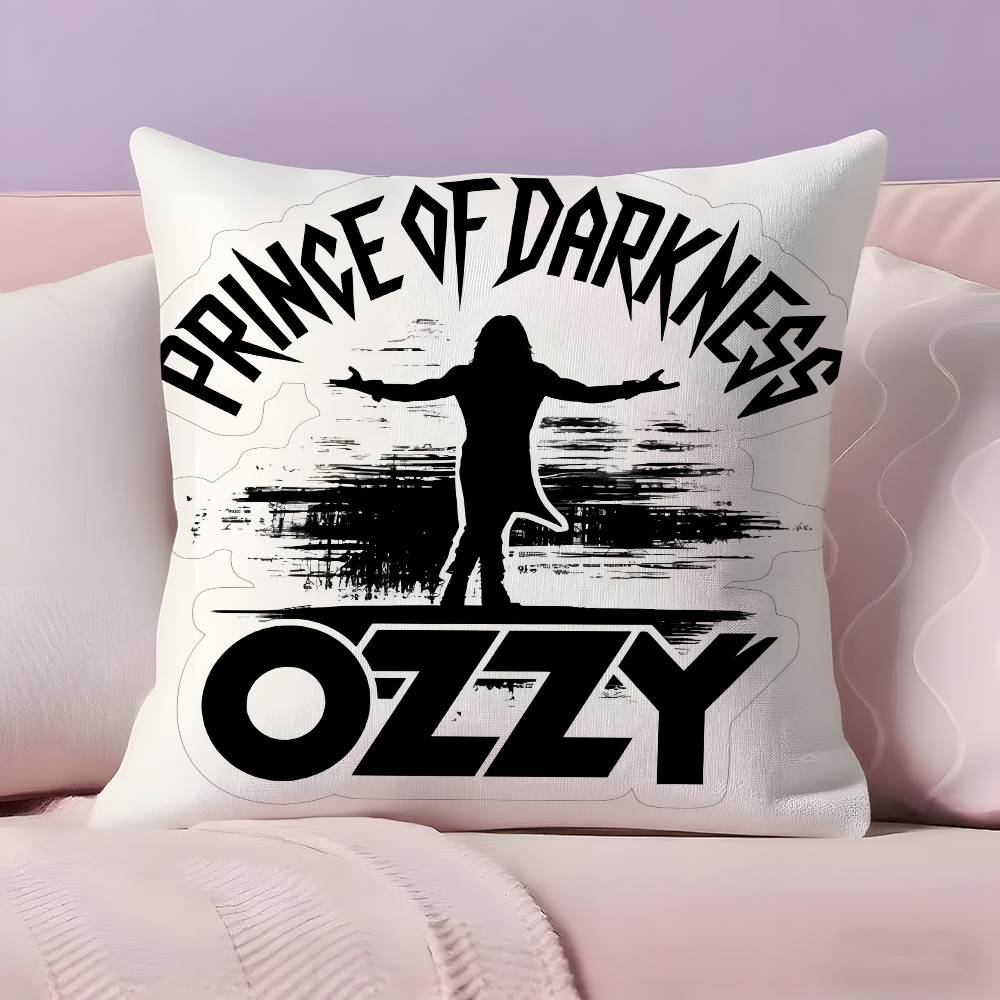 Cântăreț principal al trupei O-Ozzy Osbourne Față de pernă Față de pernă Material Ultra Moale Prietenos cu Pielea Confort ca un Nor & Fermoar Ascuns