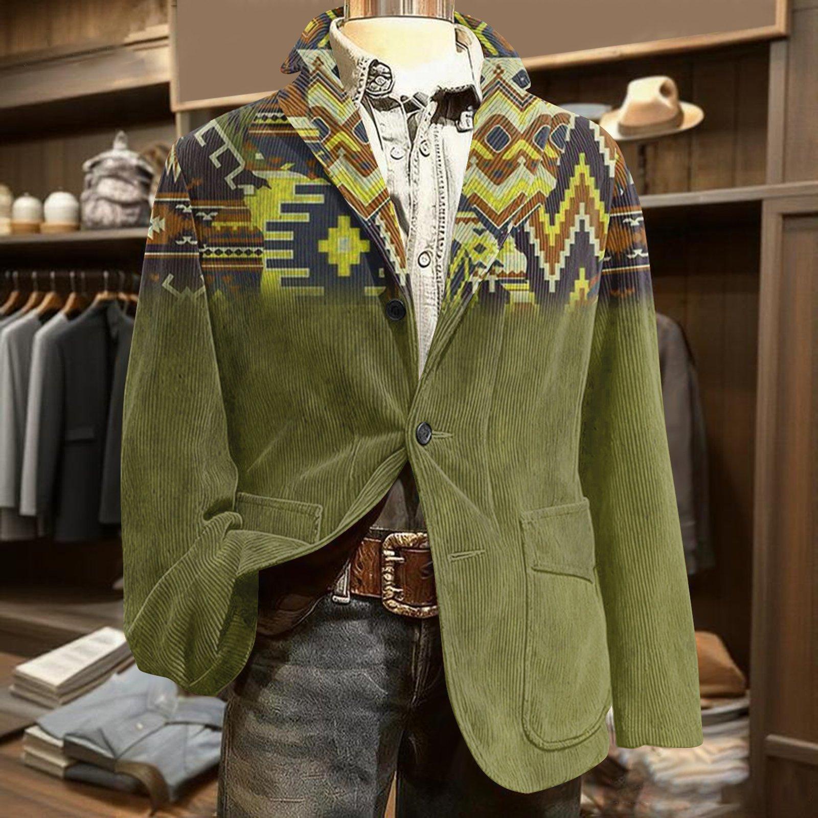 

Мужской уродливый рождественский вельветовый теплый карманный пиджак-кардиган, мужской повседневный костюм XXXL