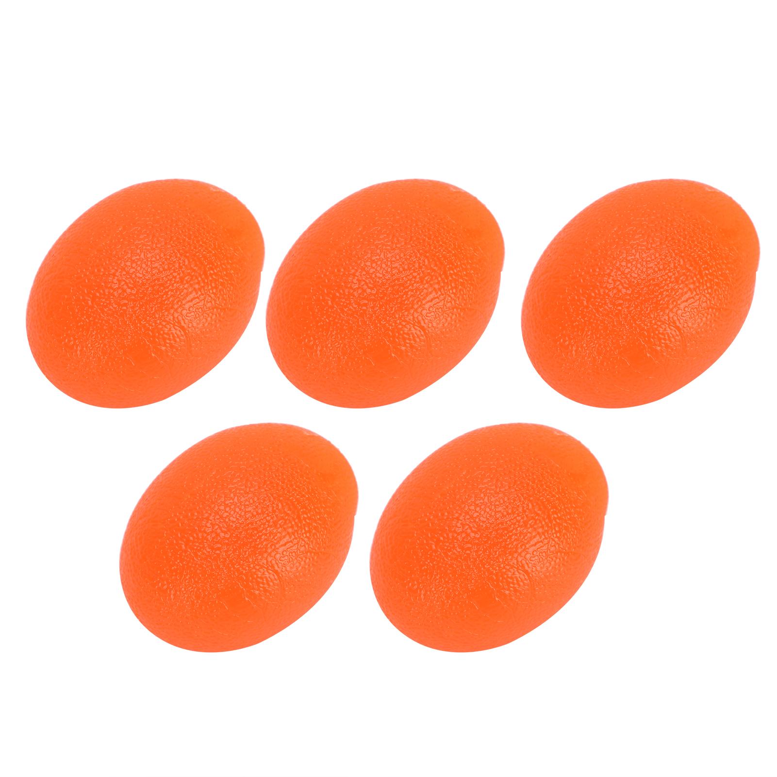 

5шт силиконовый мяч для захвата запястья силовые упражнения массажный усилитель захвата оранжевый (20