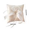 Crafted Silk Champagne Rings Holder Soft Lace Wedding Decoration Ribbon Bows Ceremony Essential