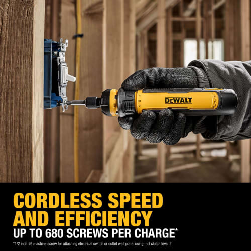 DEWALT Cordless Screwdriver with FLEXDRIVE Control and Screwdriver Bits (DWHT66719)