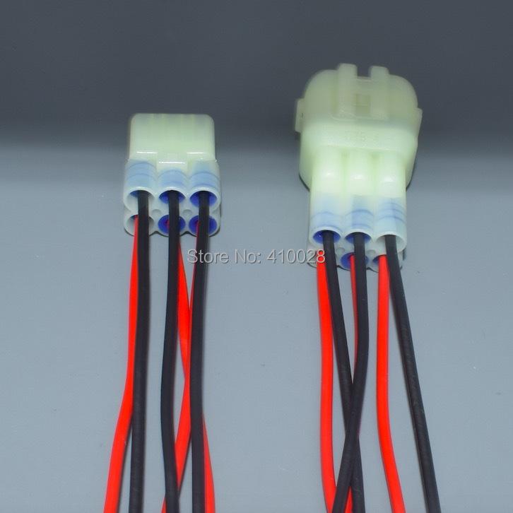 worldgolden 6 Pin HM 090 Male Female Motorcycle Connector Electrical Connector for Toyota 6189-6171 6180-6181