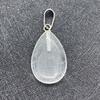 Opal Teardrop Pendant, 17x27mm Stone, Single Hole Melon Seed Buckle, DIY Necklace Jewelry Accessory