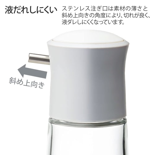 Risu Stabiarux Push-Type Soy Sauce Dispenser, Black, 80ml, Small