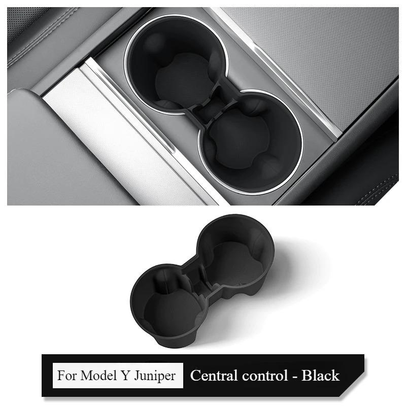 Silicone Rear Drink Holder Center Control Water Cup Beverage Storage Rack Interior Accessories For Tesla Model Y Juniper 2025