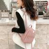 Backpack Women Leisure Pu Small Girls Rucksacks Leisure Zipper Shoulder Bag Knapsack Women Mini School Backpack Traveling Bag