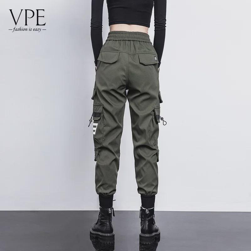 Army Green Women's Casual Loose Overalls - Trendy Street Style Leggings for Outdoor Activities, Neutral Fit