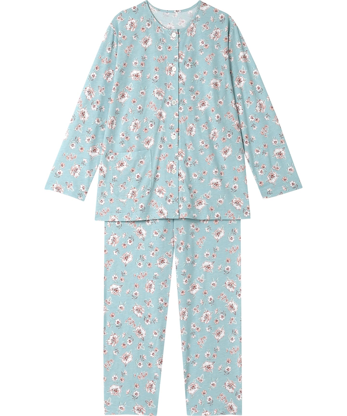 

Long Sleeves and Cotton Rayon Size EP8022 Size S Wing/Wacoal Pajamas, Pants, Jersey, SX,