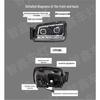 Shaanxi Auto M3000/X3000/H3000 Super Bright Laser Full LED Bi-Beam Headlight