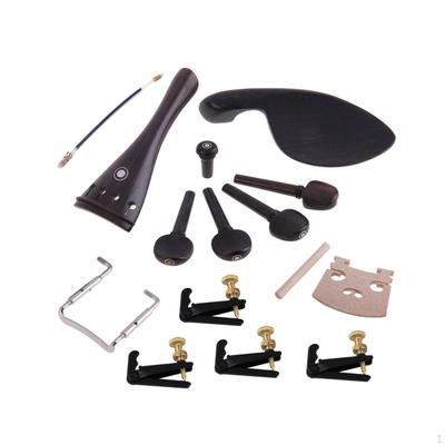 4/4 Violin Accessories Kit Chin Rest Luthier Tools Professional Easy To Use Replacement Sturdy