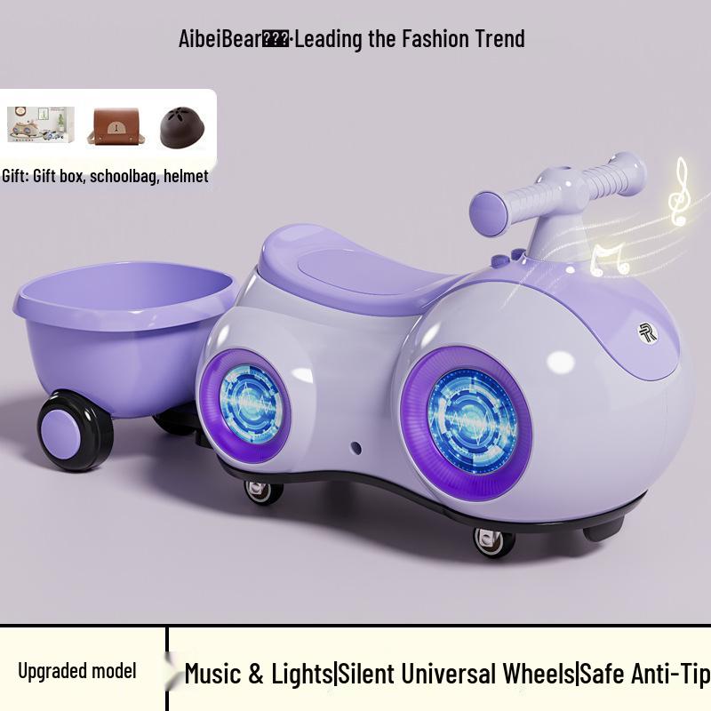 Celebritami schválené chodítko a balanční kolo pro miminka: Tiché, protipádové twist auto pro děti ve věku 1-3 roky