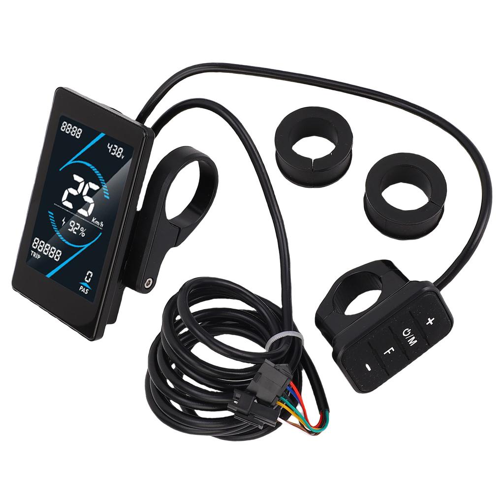 Electric Bike LCD Display T5S Electric Scooter LCD Panel with SM Connector 24-72V for Cycling