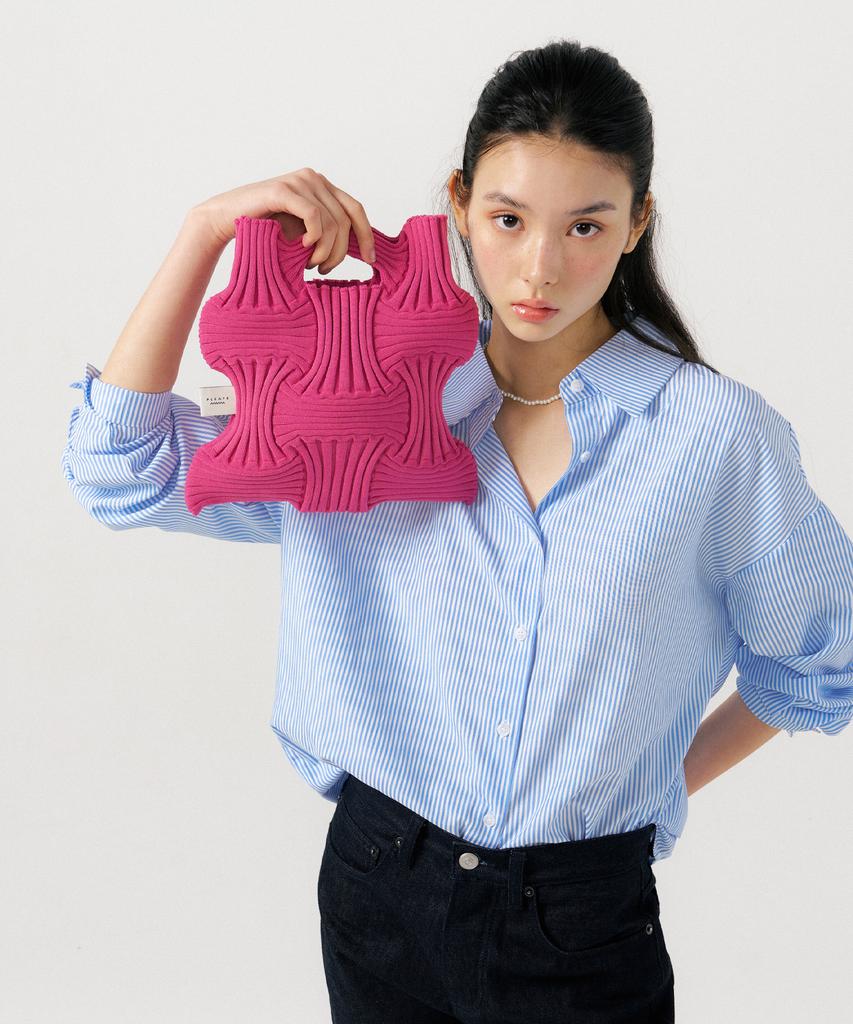 Pleatsmama New Bow Bag Pink