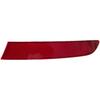 Red Lens Rear Bumper Reflector, Car Rear Bumper Reflector Compatible with BMW X3 F25 LCI 2015-2017, Right Passenger Side 63257352210(1pcs)