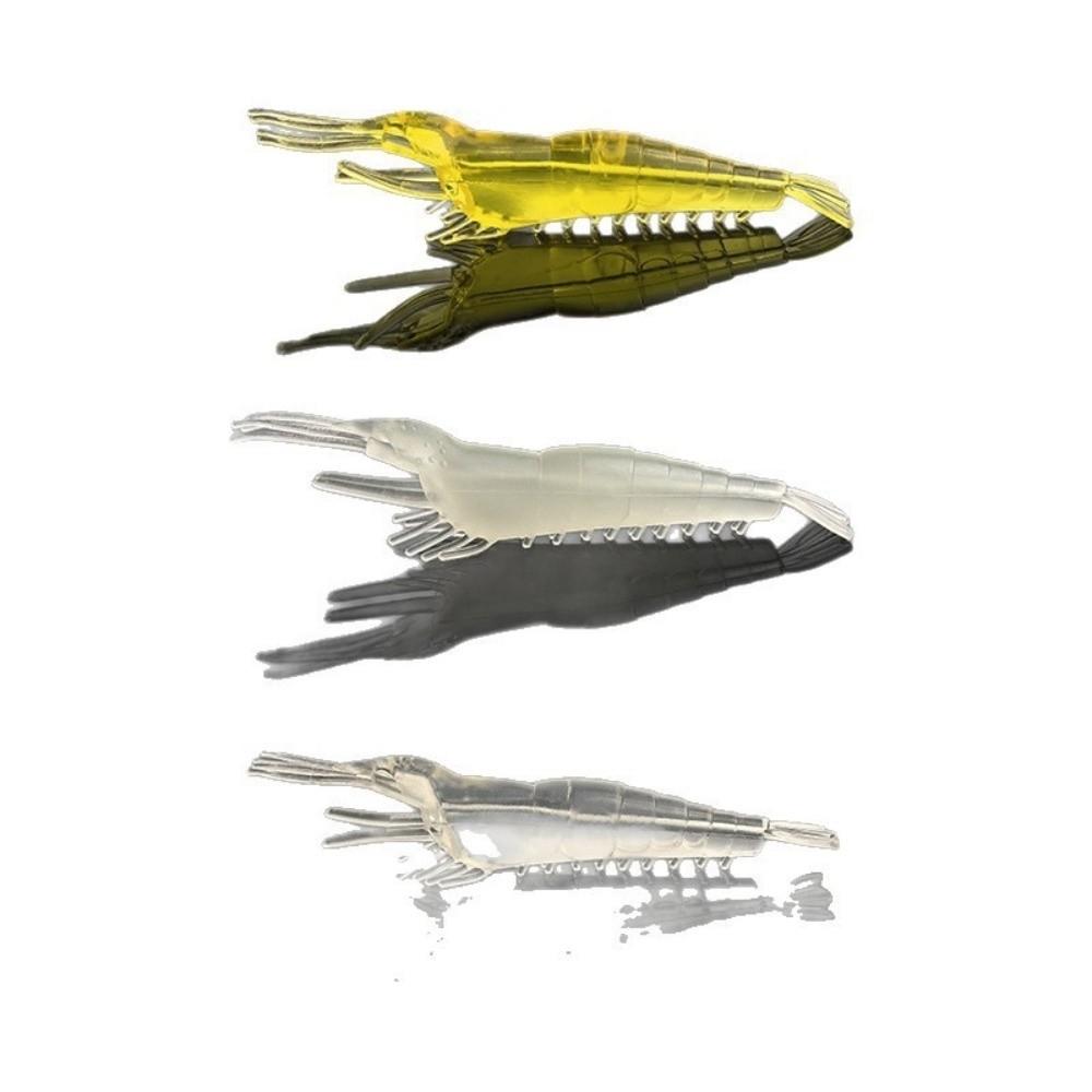 5pcs/Set 3.5g/8.5cm Artificial Shrimp Bait PVC Prawn Fishing Bait Fishing Accessories