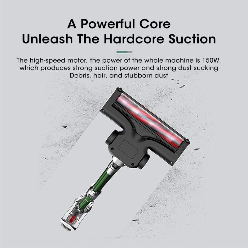 Беспроводной ручной пылесос 15 кПа перезаряжаемый светодиодный электрический пылесос — фото 6