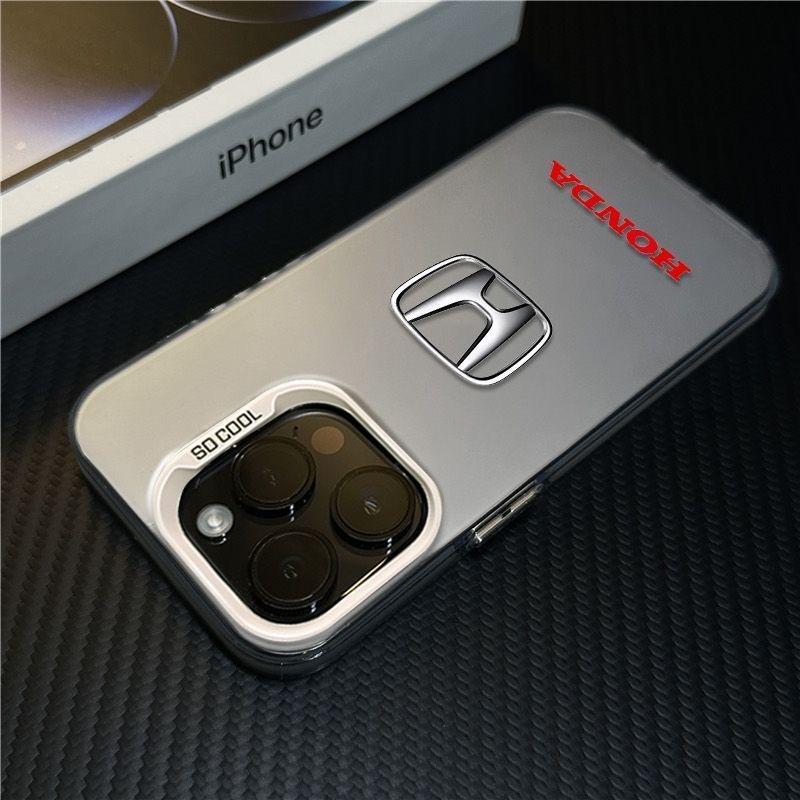 

For Honda Emblem Mobile Phone Case For iPhone 11 12 13 14 15 16 Pro Max Plus Soft Case Cover Protector Decoration Accessories for iPhone 13 Mini