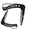 Pocket Size Stainless Steel Beard Comb Brush Shaving Men Mustache Shaping Tool