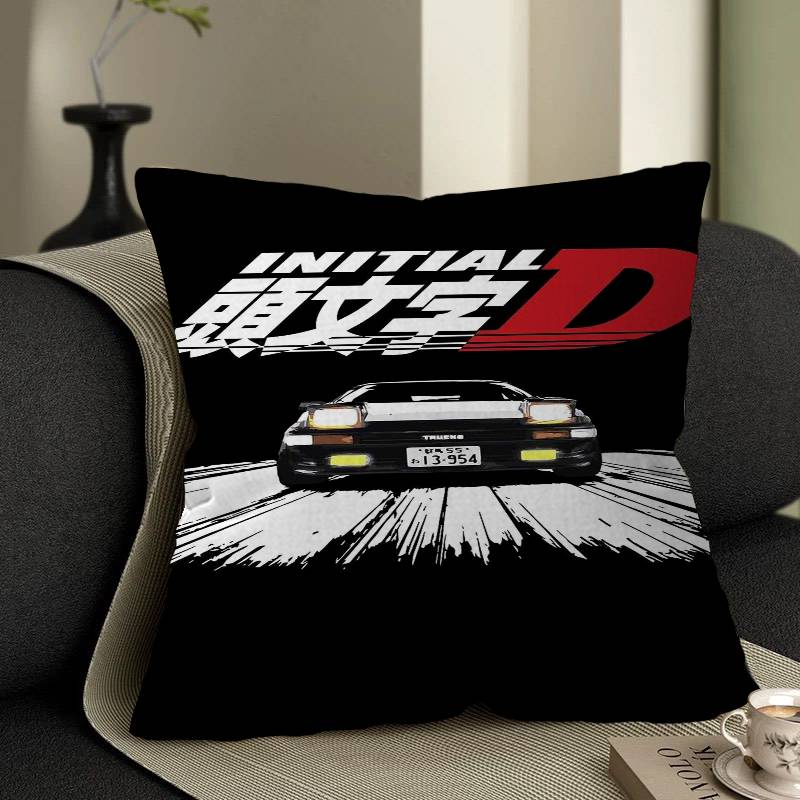 IInitial D AE JDM CAR Personalized Pillow Cover Kids Bedroom Wild Party Decor Pillowcase Kid Birthday Shower Gift