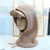 Soft Knit Balaclava Hat Thickened Thermal Scarf Cap Hooded Neck Warmer  Cycling