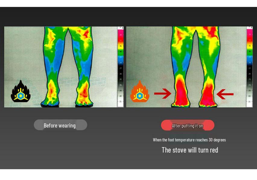 Unisex Elektrisch Beheizte Socken mit Fernbedienung für Kälteschutz im Freien - Ideal für Radfahren und Skifahren