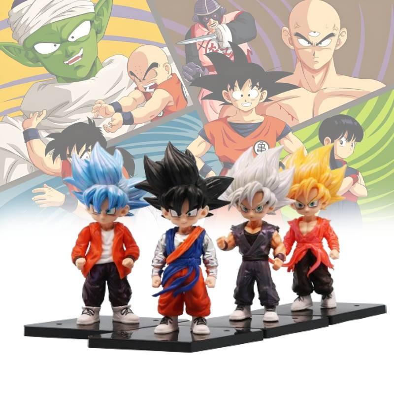 Adorable Q Version Goku Figure From Dragon Ball Z Collectible Pvc Model For Fans