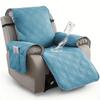 Waterproof Recliner Cover, Non-slip Recliner Cover with Pockets, Pet Scratch-proof Sofa Cover, Washable Furniture Protective Film, Easy To Install
