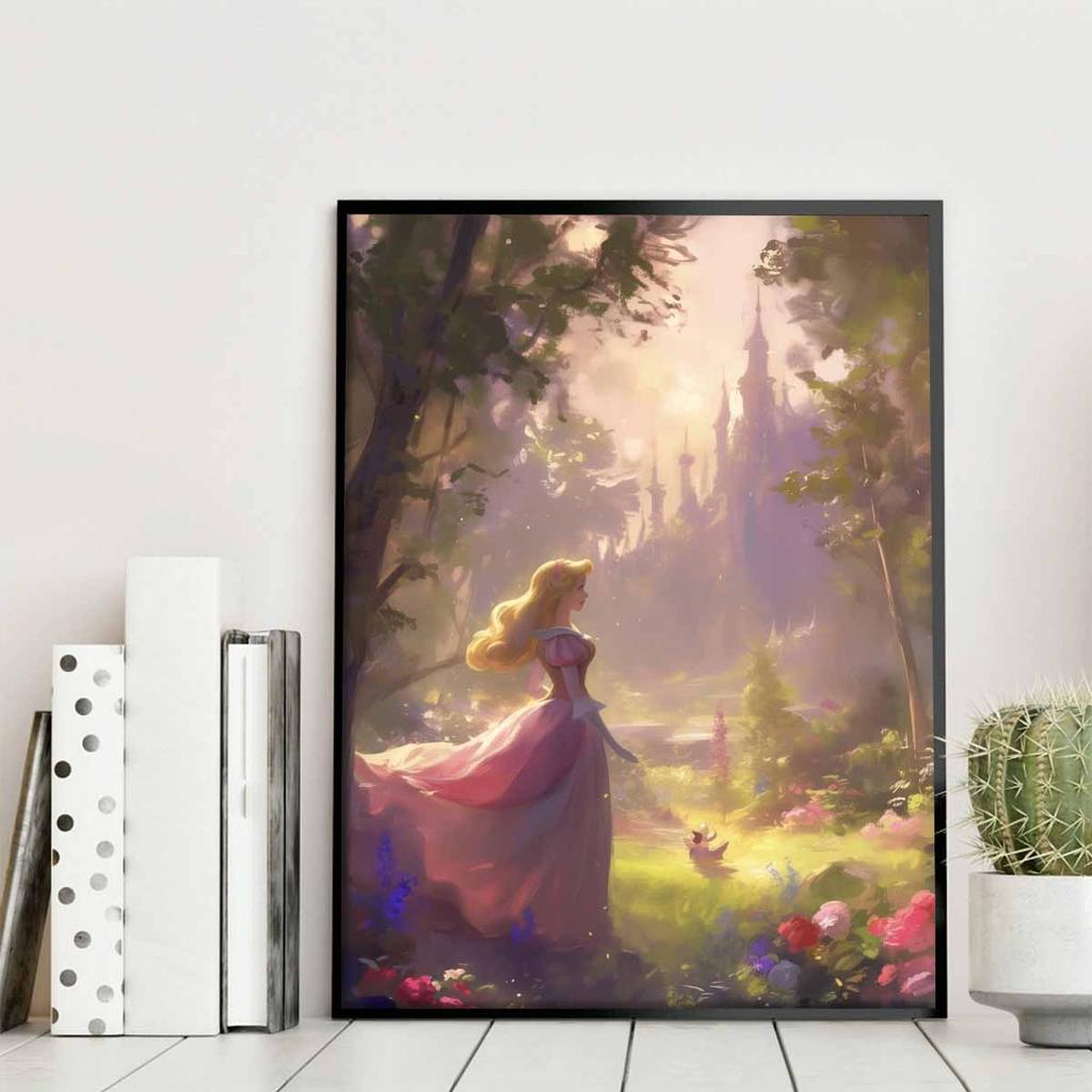 5D Diy Diamond Painting The Princess In The Forest Full Drill Rhinestones Mosaic Embroidery Handmade Products Home Decor Gift