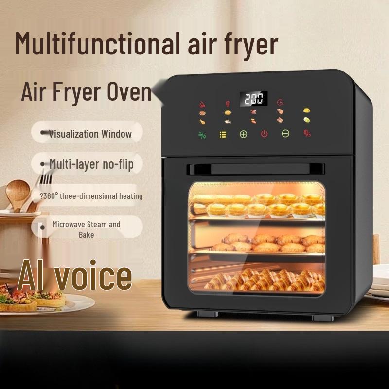 2025 Compact 3-in-1 Air Fryer, Microwave & Electric Oven