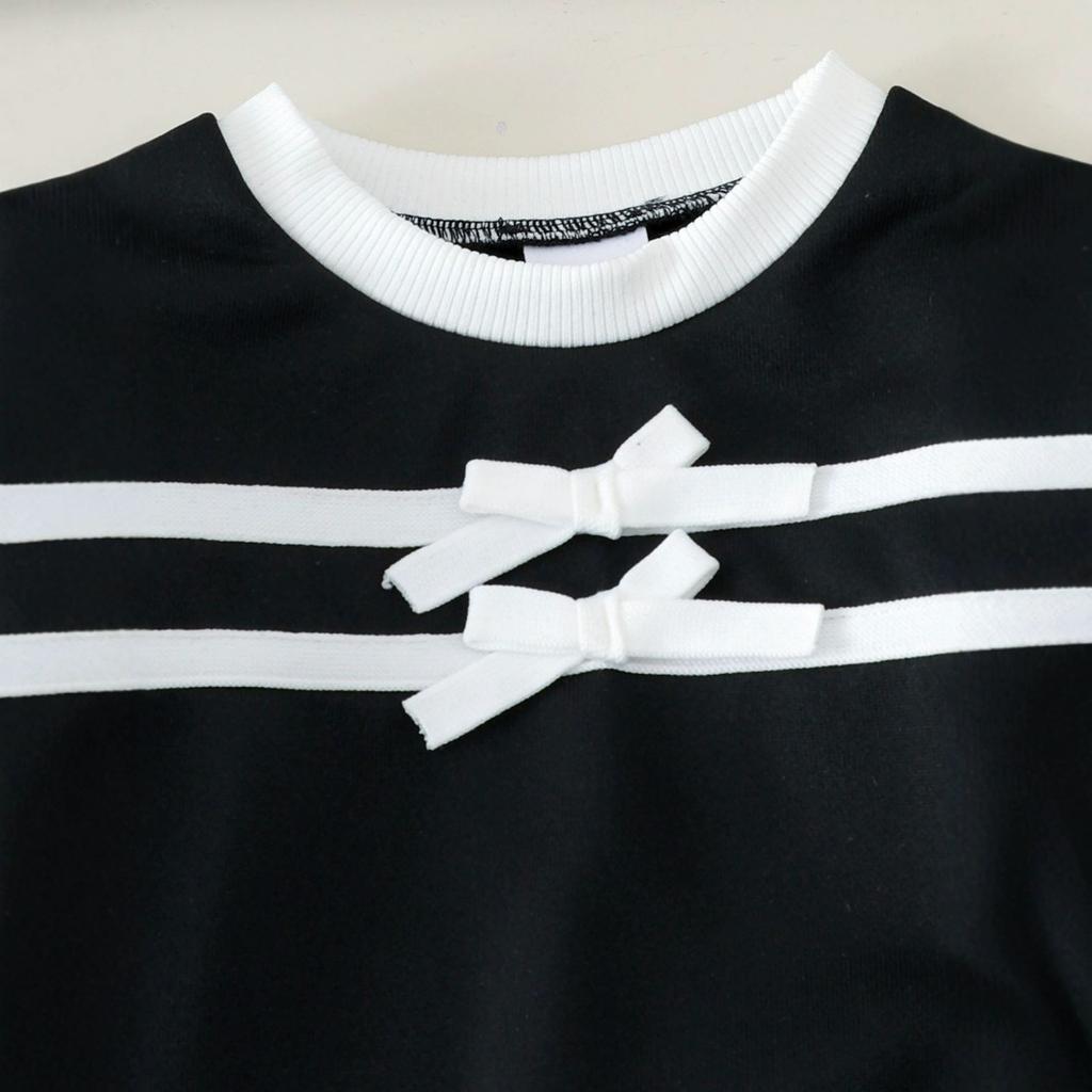 Kids Casual Long-Sleeve Set, Comfortable Daily Wear Outfits