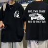 Summer 2024 Male Rapper Snoop Dogg Character Print T-shirt Cotton Streetwear Hip Hop Style Short Sleeves