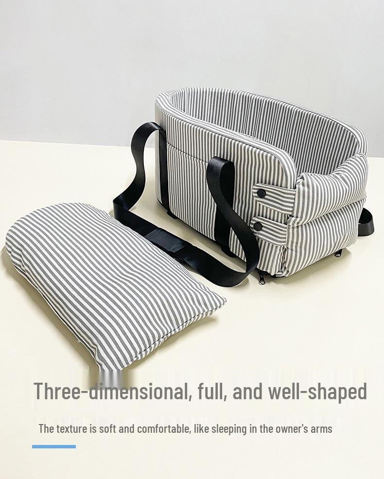 Portable Pet Safety Car Seat & Bed for Dogs and Cats