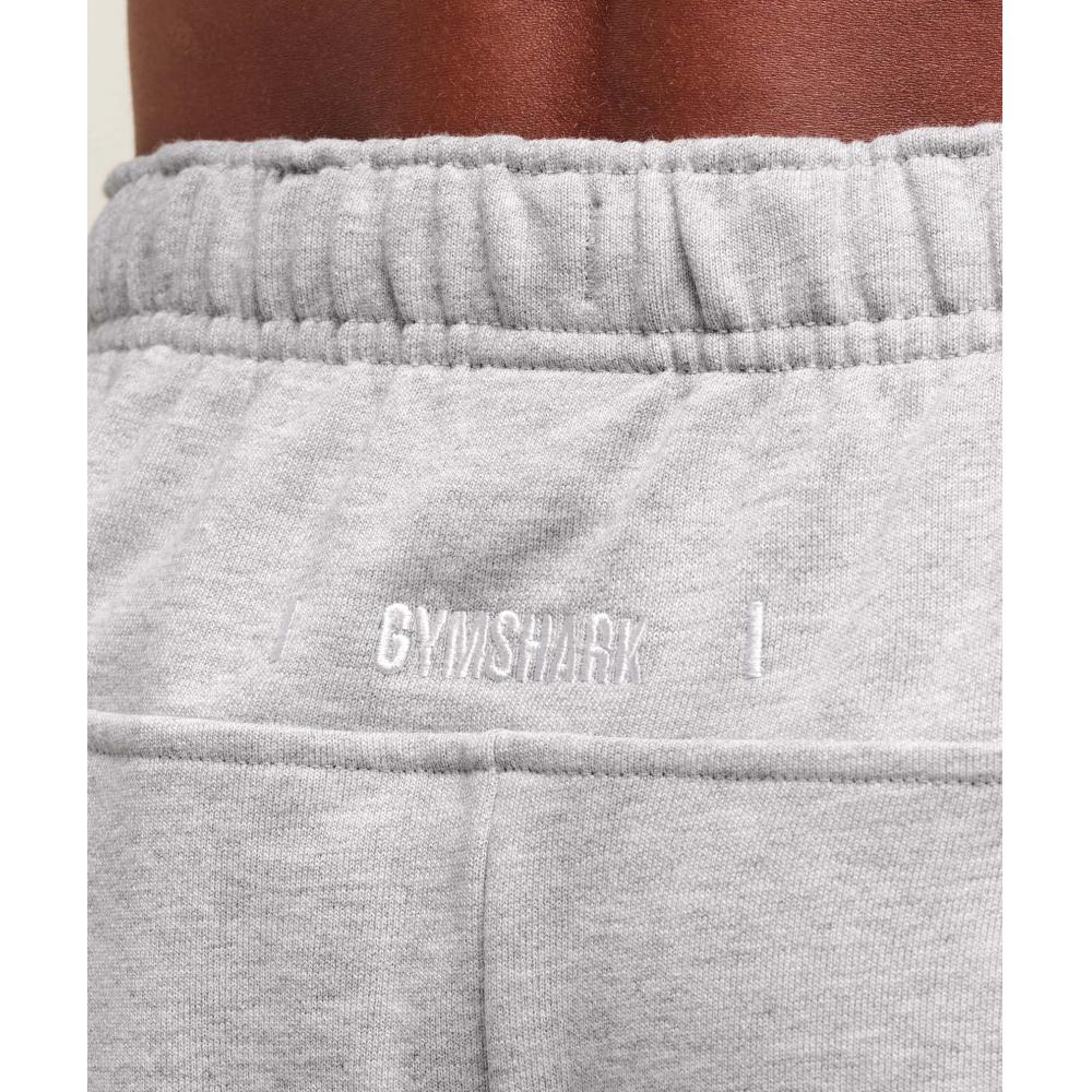 Gymshark Rest Day Essentials Straight Leg Joggers Light Grey Marl A1c8u Gchr