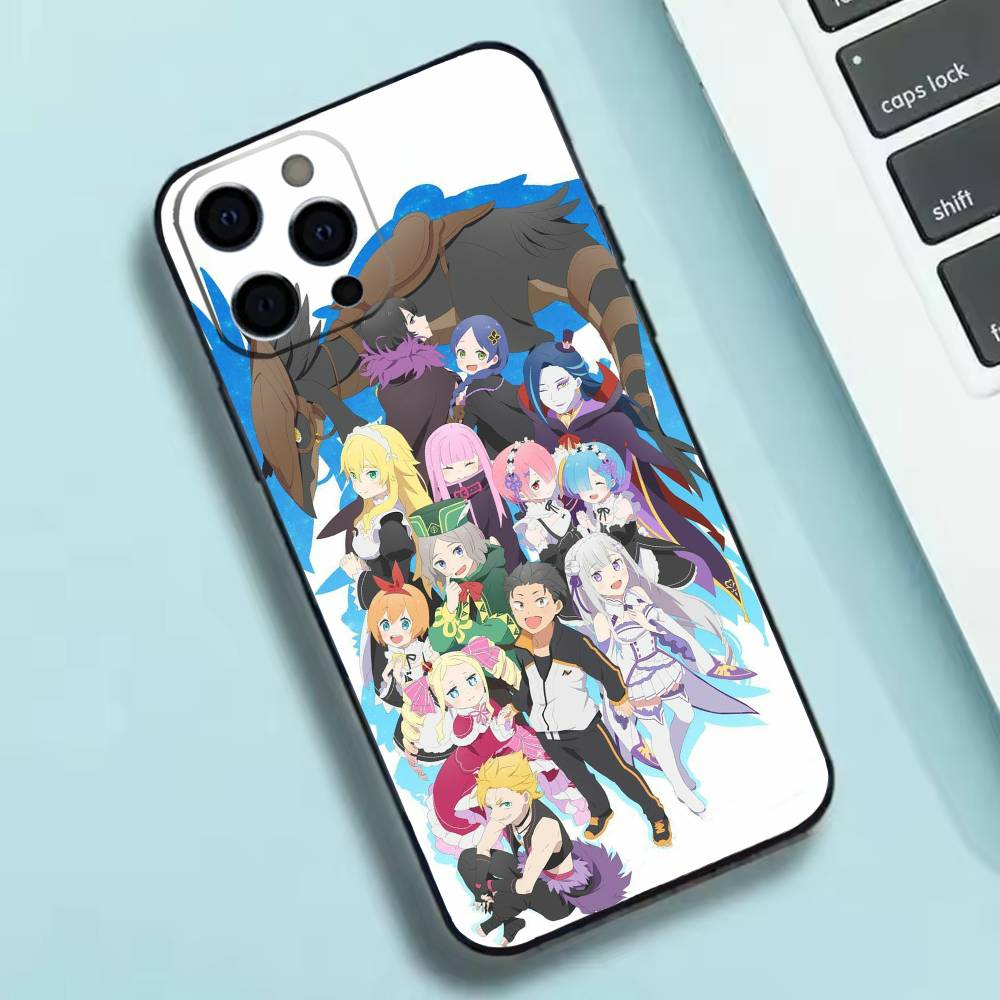 R-Re ZERO Starting Life in Another World Phone Case Silicone Soft For IPhone 17 16 15 14 13 12 11 X XR Plus Pro Max Plus