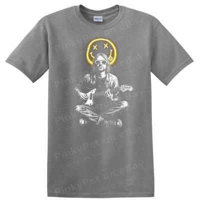 Retro Rock Guitarist T Shirt Vintage Music Legend Illustration Cool Tee
