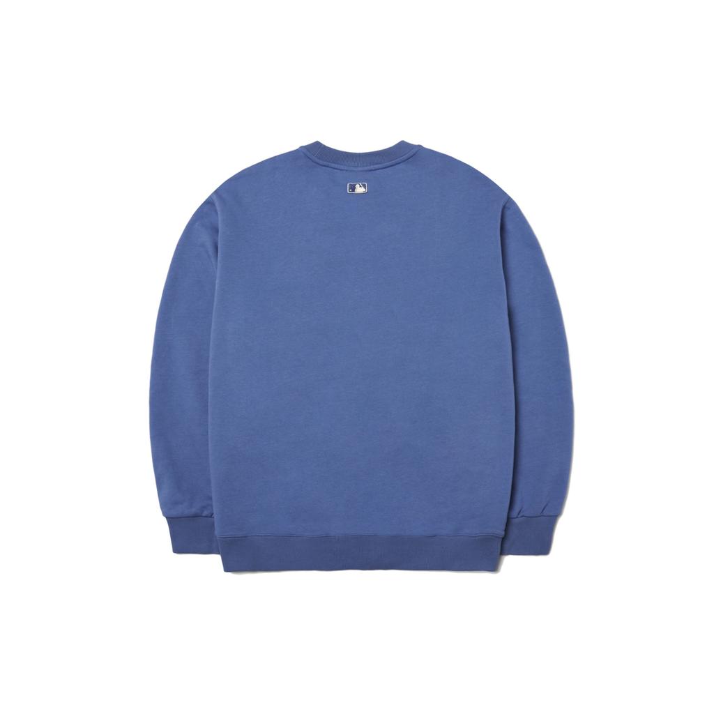 MLB Los Angeles Dodgers Solid Logo Crewneck Long Sleeve Sweatshirt Unisex Sweatshirt Blue 3AMTB0214-07BLD