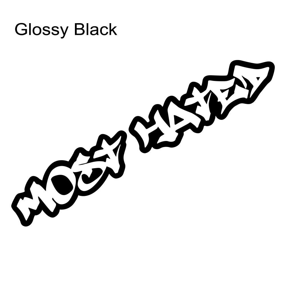 MOST HATED Slogan Car Windshield Sticker JDM Style Auto Body Rear Window Vinyl Decal Car Window Decoration Sticker Accessories