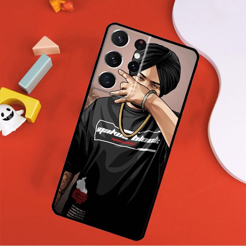 Hot Sidhu Moosewala Phone Case For Samsung Galaxy S25 Ultra S24 Ultra S9 S10 S20 S21 S22 S23 Plus S24 FE Cover
