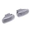 1 Pair Front Side Marker Light Lamp Covers Housing 34301 S5H T02 Replacement for City EP3 Stream Jazz FIT White