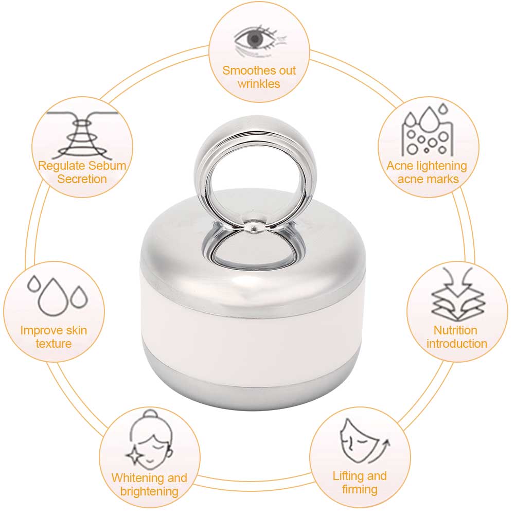 Portable Light Photon Ion Vibration Facial Anti Aging Nutrient Import Beauty Machine