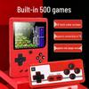 Rechargeable FC Handheld Game Console: 500 Games, Two-Player, Tetris & Mario, TV Casting.