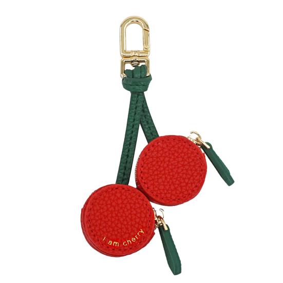 Fruit Keychain Purse Strawberry Coin Purse Keychain Pendant Zippered Mini Purse Retro Bag Charm for Backpack Handbag