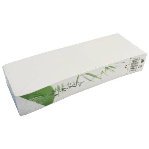 Kindai Chopstick Bags, Size 4, 8 inches, Dark Grass Green, Bamboo Pattern, 500 Count, Paper Chopstick Bags for Disposable Chopsticks