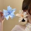 Long Tassel Sweet Petal Hair Clips Elegant Flower Duckbill Clip  Women Use